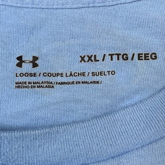 Under Armour Men's UA Fish Hook Logo Short Sleeve Graphic T-Shirt XXL 2XL - Picture 6 of 6